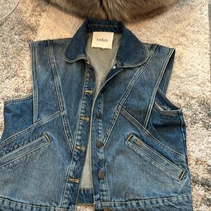 NWOT denim vest
